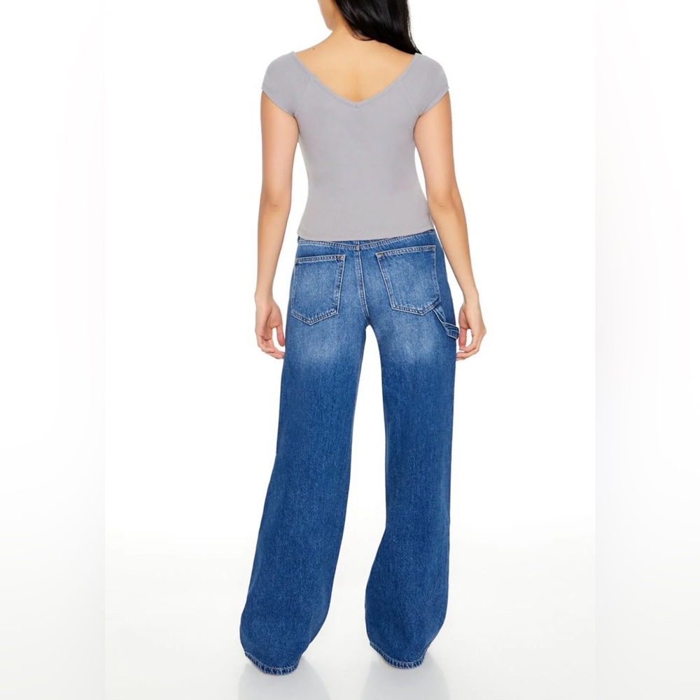 Forever 21 Carpenter Stovepipe Leg Jeans, Excellent Condition, Waist‎ Size 28 - Picture 10 of 10